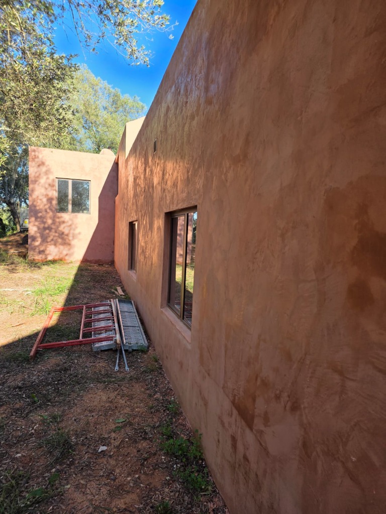 Vista lateral da fachada